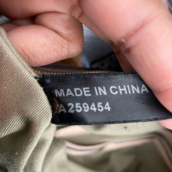 G.I.L.I. Hobo Bag Pale Peach Ostrich Embossed Leather Hobo Bag with Tassel - Picture 10 of 12